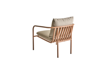 Bendt armchair Peach/Teddy Beige