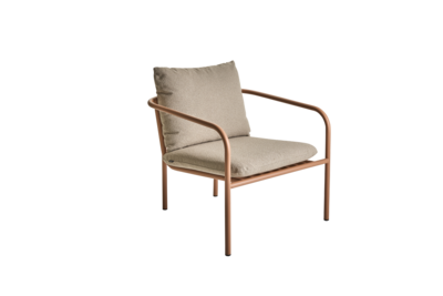 Bendt armchair Peach/Teddy Beige