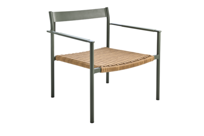 DK chair with arm Nordic Green/Natur