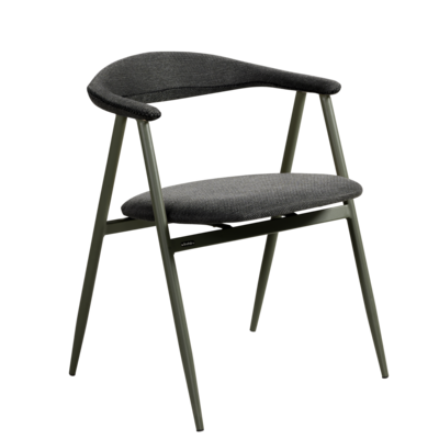 Boi chair with arm Nordic Green/Black Barley