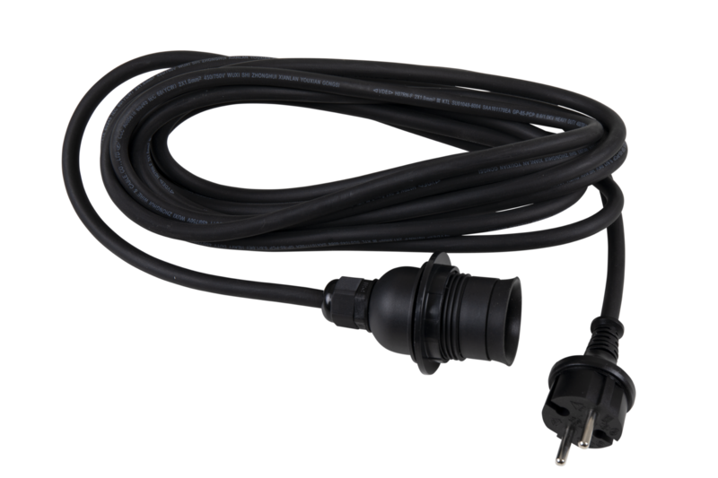 Cord lamp cord Black