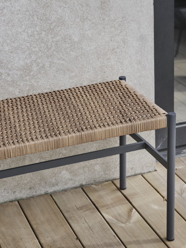 DK bench Anthracite/Natur