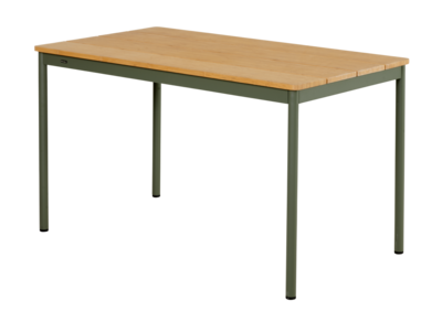 Nox café table Nordic Green/Bamboo