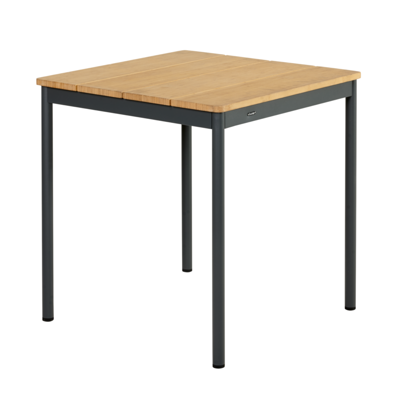 Nox café table Anthracite/Bamboo