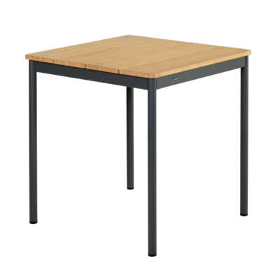 Nox café table Anthracite/Bamboo