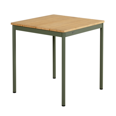 Nox café table Nordic Green/Bamboo