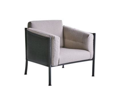 Delux armchair Black/Teddy Beige