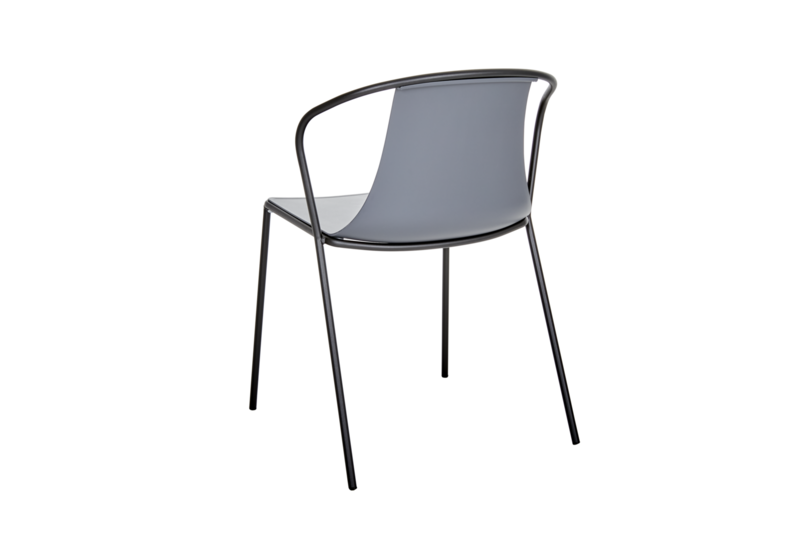 Kasia dining chair Grey/black