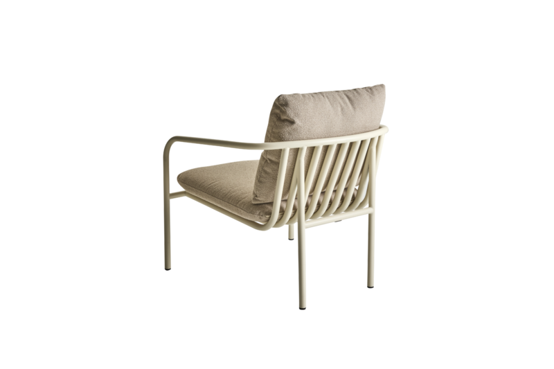 Bendt armchair Pearl White/Teddy Beige