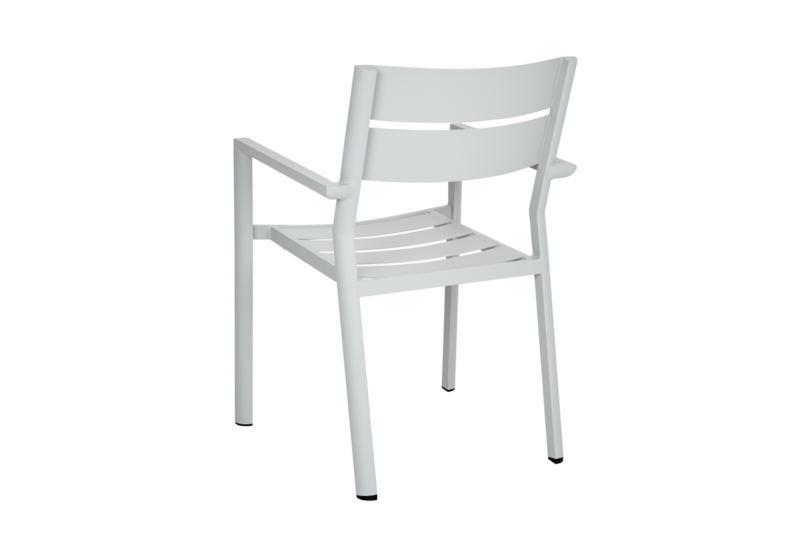 Delia chair with arm Light Grey