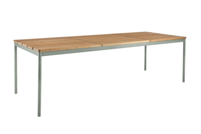 Nox dining table Dusty Green/Bamboo