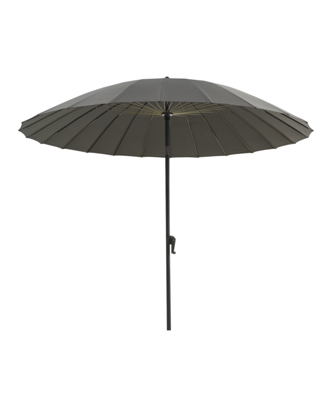 Shanghai parasol Aluminium/grey