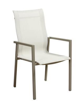 Comfy chair with arm Khaki/Off-white