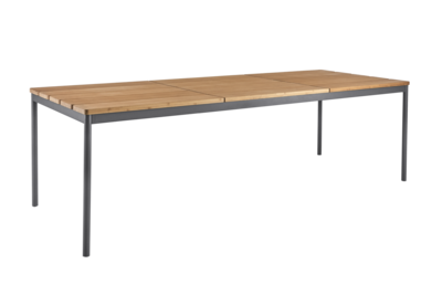 Nox dining table Anthracite/Bamboo