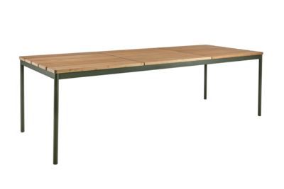 Nox dining table Nordic Green/Bamboo