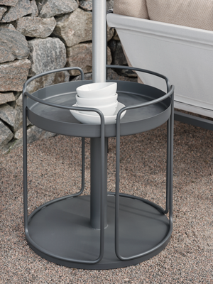 Shady side table Anthracite