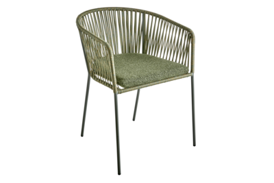 Piatto chair with arm Nordic Green / Raw Avocado